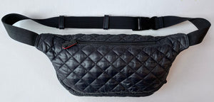 MZ Wallace Black Quilted Fanny Pack