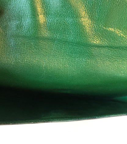 Pre-Owned Vintage 1980’s Hermès Leather and Lizard Block Pochette Rio Clutch Bag