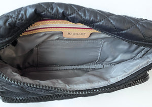 MZ Wallace Black Quilted Fanny Pack