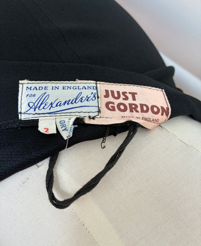 1970’s Just Gordon Trimmed Handkerchief Hem Skirt, Size: 2