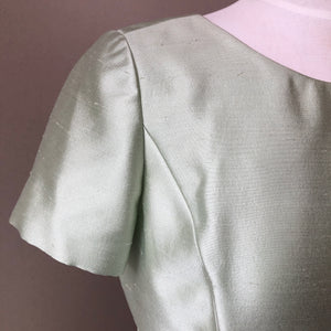 1960’s Parnes Feinstein 2PC Silk and Lace Dress and Jacket, Size 8/10