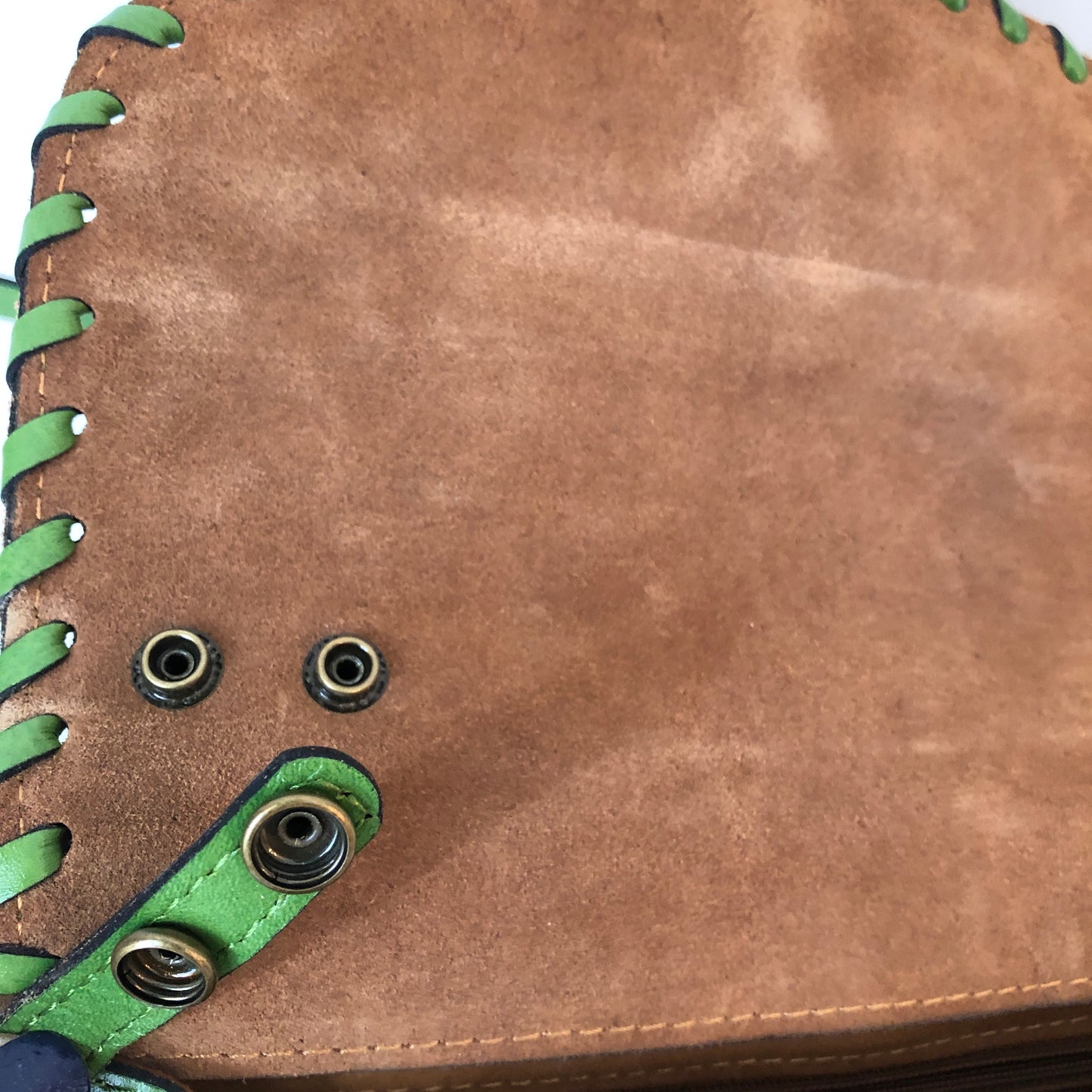Pre-Owned Patricia Nash Tooled Leather Convertible Cross Body Handbag, with Dust Bag