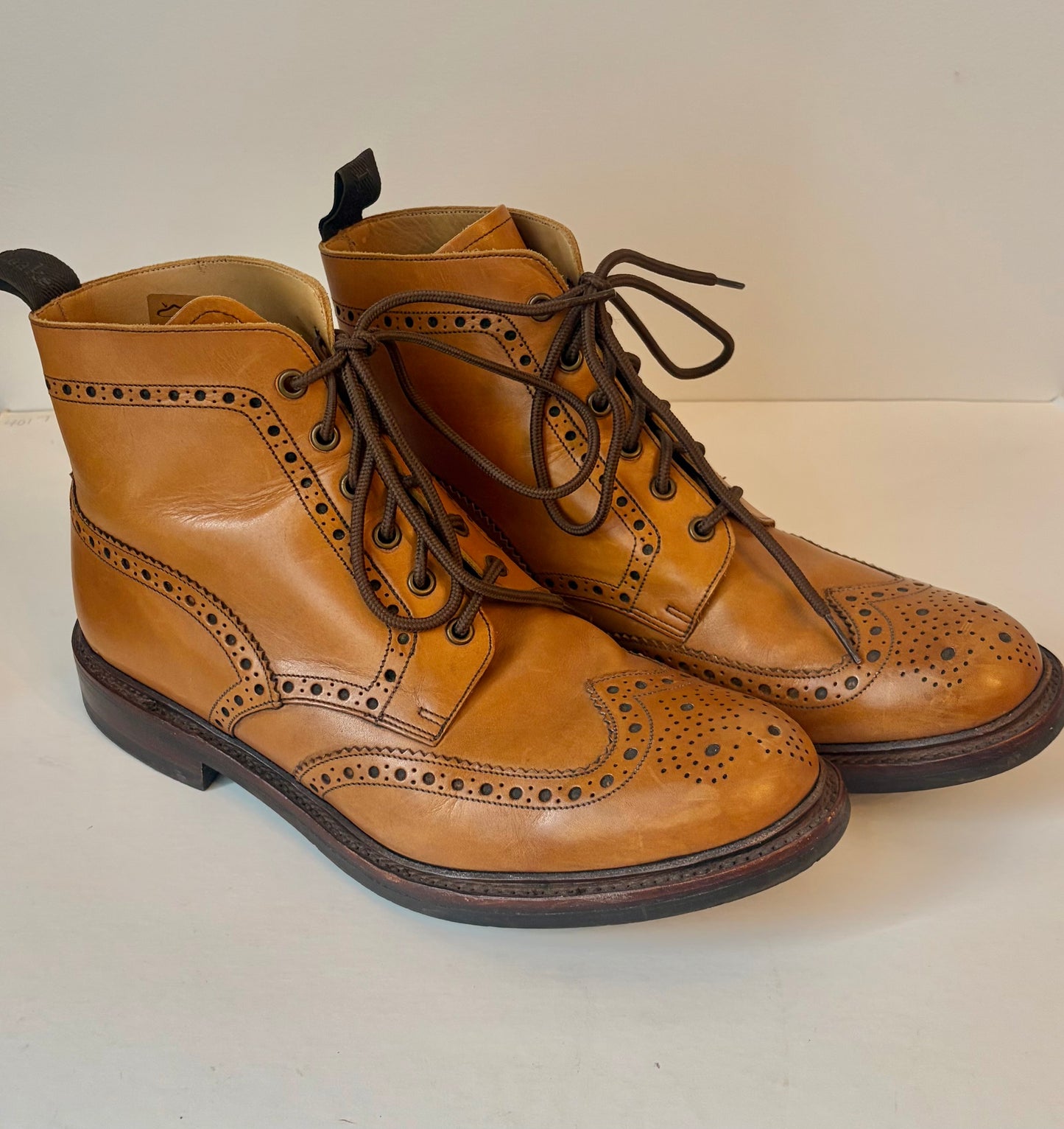 Loake 1880 Bedale Wingtip Men's Leather Boots | Size Men's 10