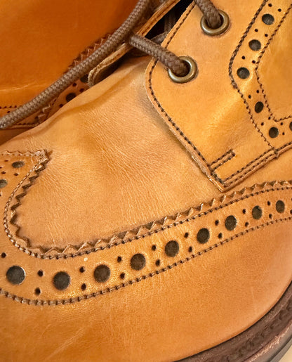 Loake 1880 Bedale Wingtip Men's Leather Boots | Size Men's 10