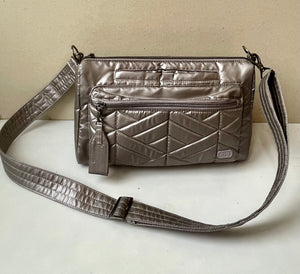 Lug Quilted Nylon Crossbody Bag