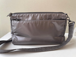 Lug Quilted Nylon Crossbody Bag