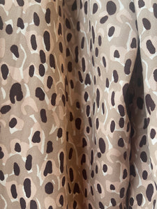 Anthropologie Cropped Wide Cheetah Print Pants - Size Medium