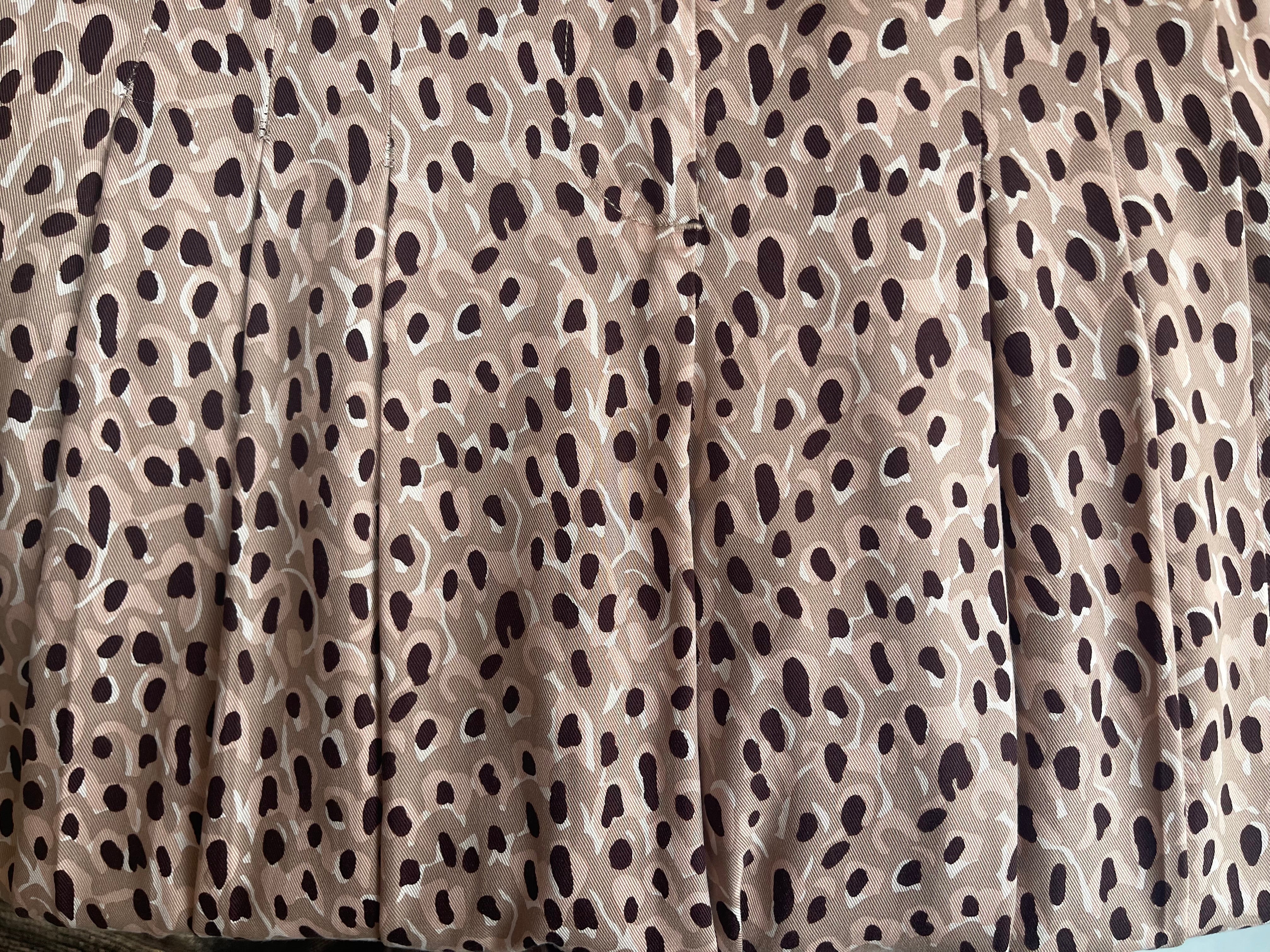 Anthropologie Cropped Wide Cheetah Print Pants - Size Medium