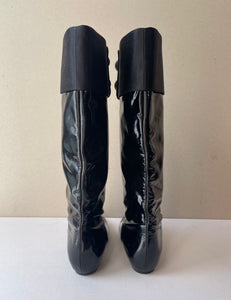 Pre-Owned Pucci Vintage Patent Leather Mod-Style Boots - Size 8