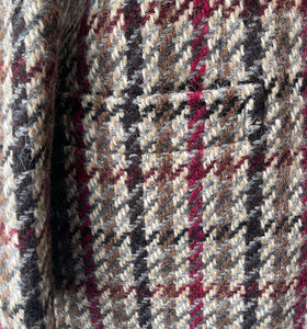 Linda Richards 80s Vintage Houndstooth Tweed Blazer, Size Medium
