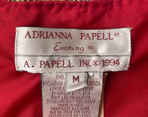 Adrianna Papéll 90s Crop Beaded Evening Jacket - Size Medium