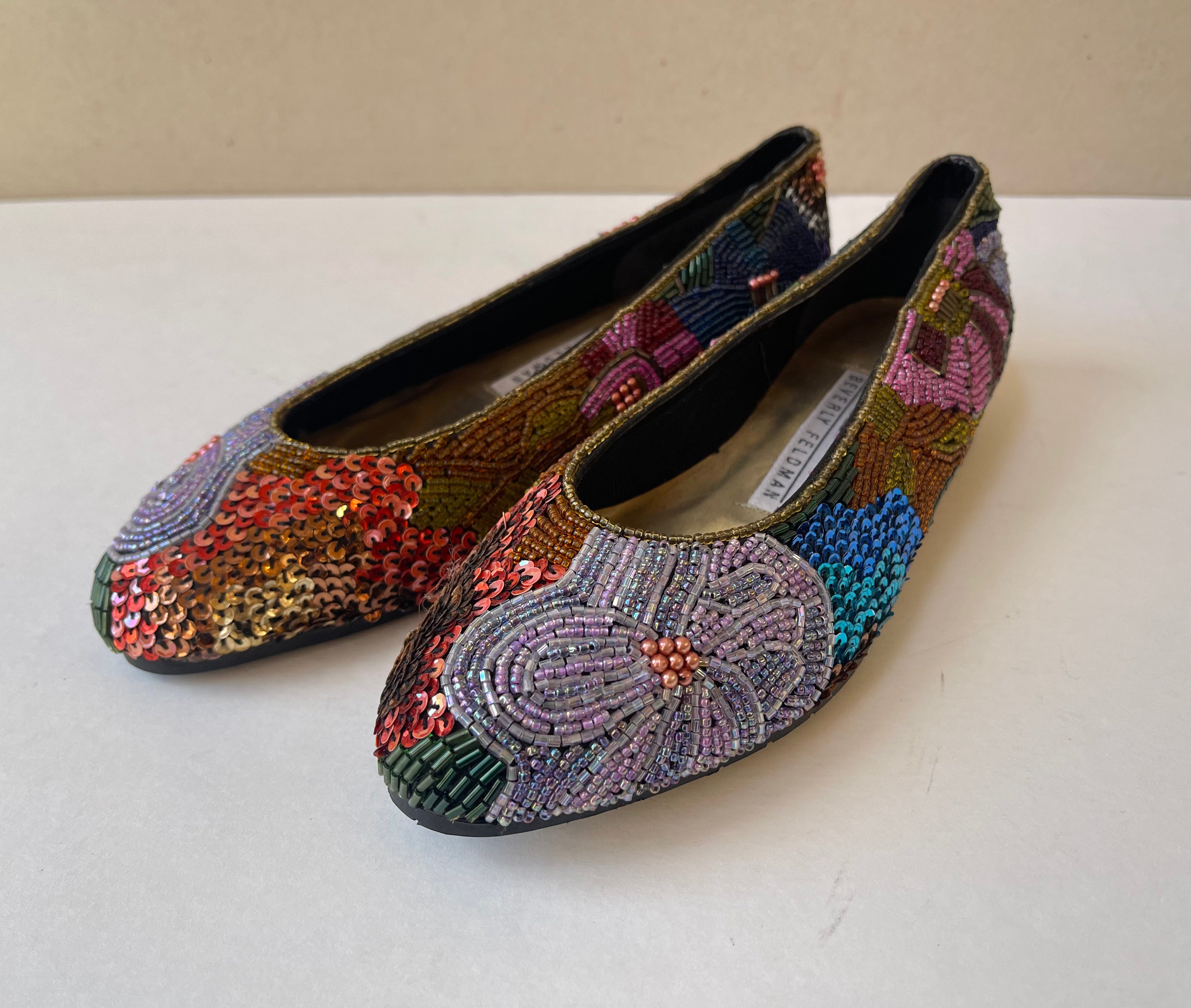 Frankie & Baby Beaded Ballerina Flats - Size 5.5