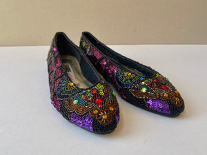 Frankie & Baby Beaded Ballerina Flats - Size 5.5