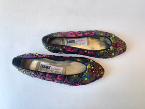 Frankie & Baby Beaded Ballerina Flats - Size 5.5