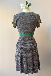 60s Vintage 2-Piece Knit Stripe Set - Size S/M
