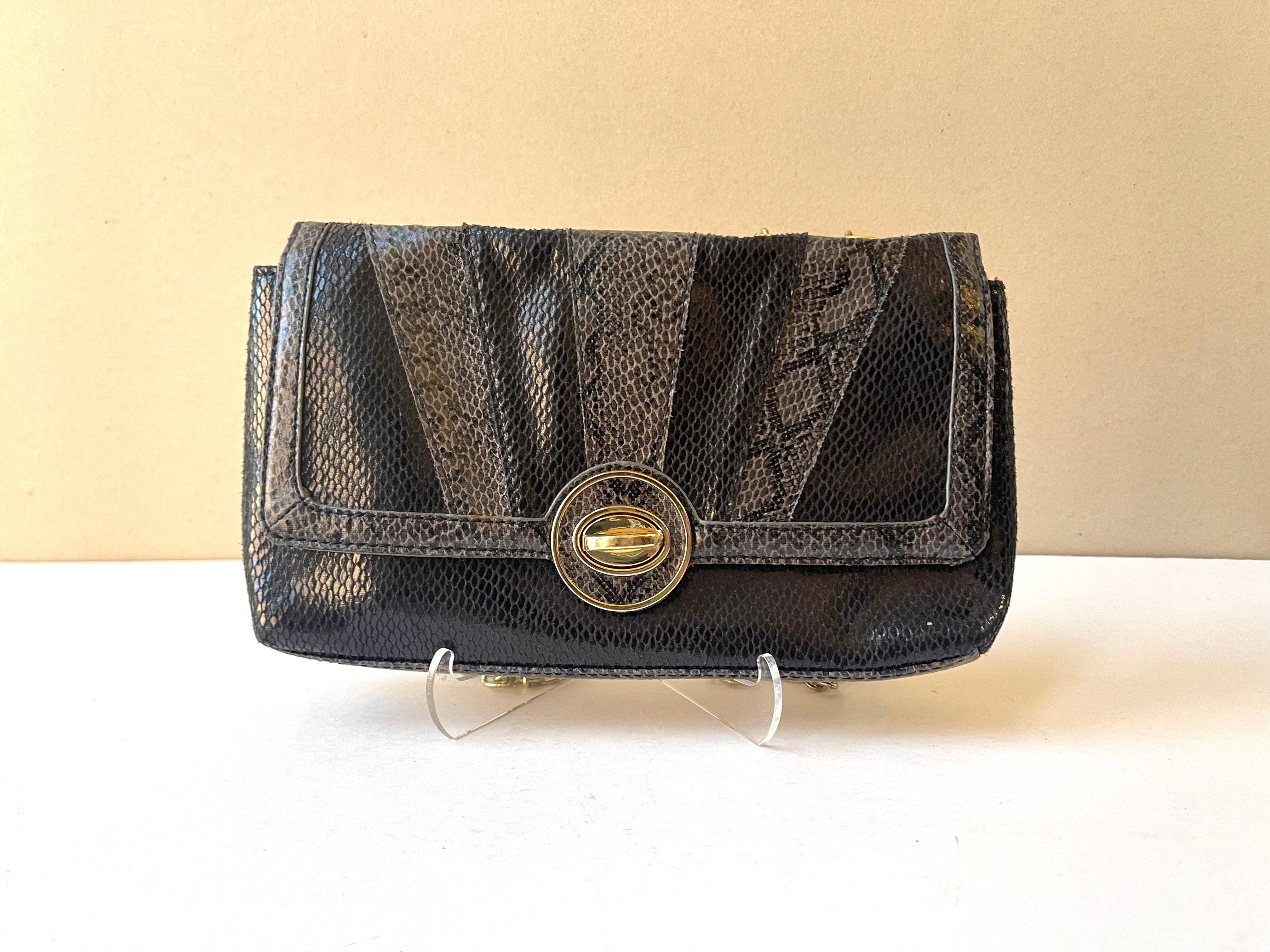 Kate Landry Reptile Shoulder Bag