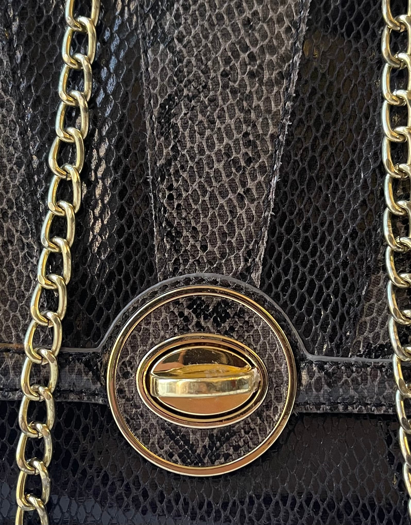 Kate Landry Reptile Shoulder Bag