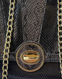 Kate Landry Reptile Shoulder Bag