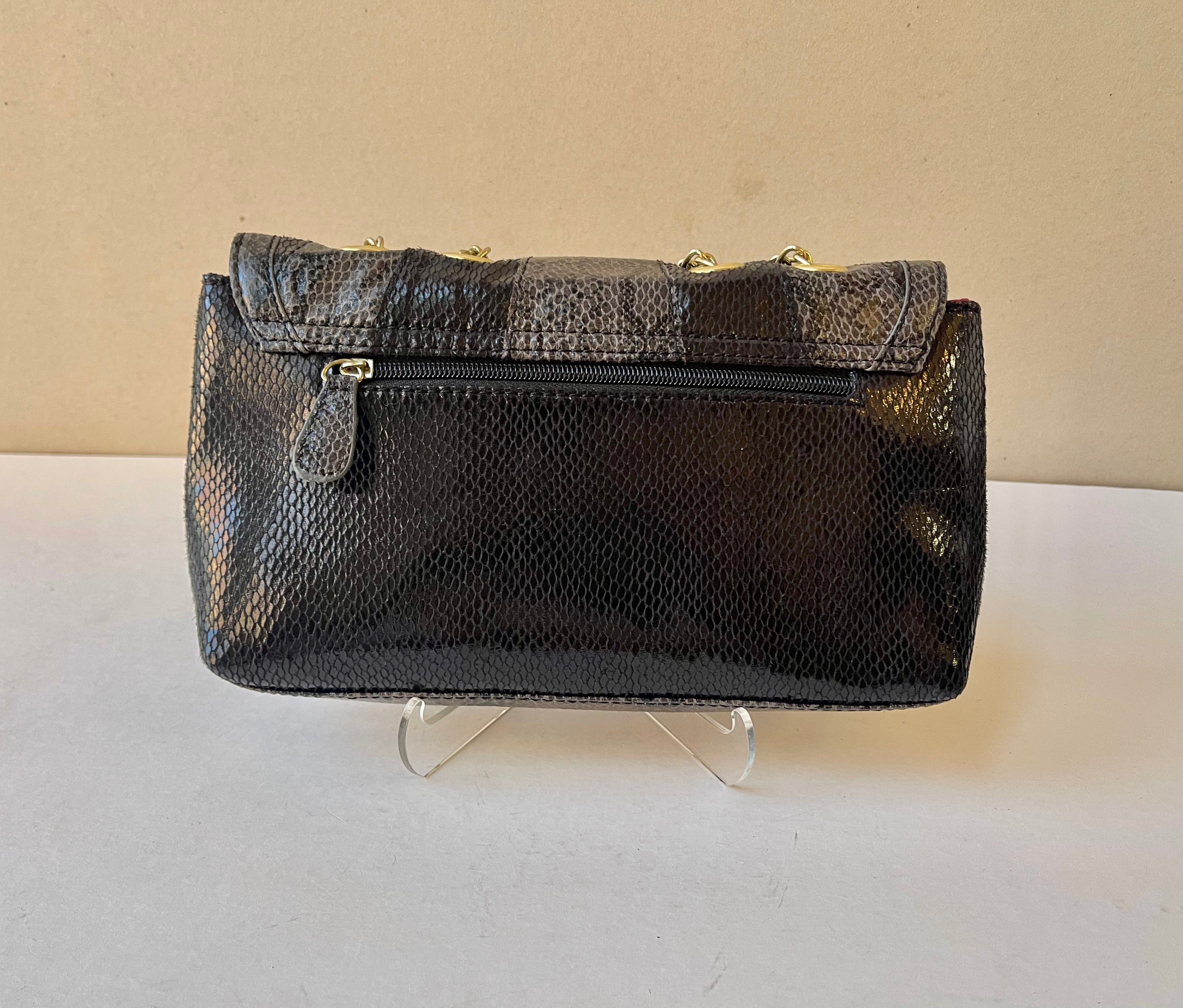 Kate Landry Reptile Shoulder Bag