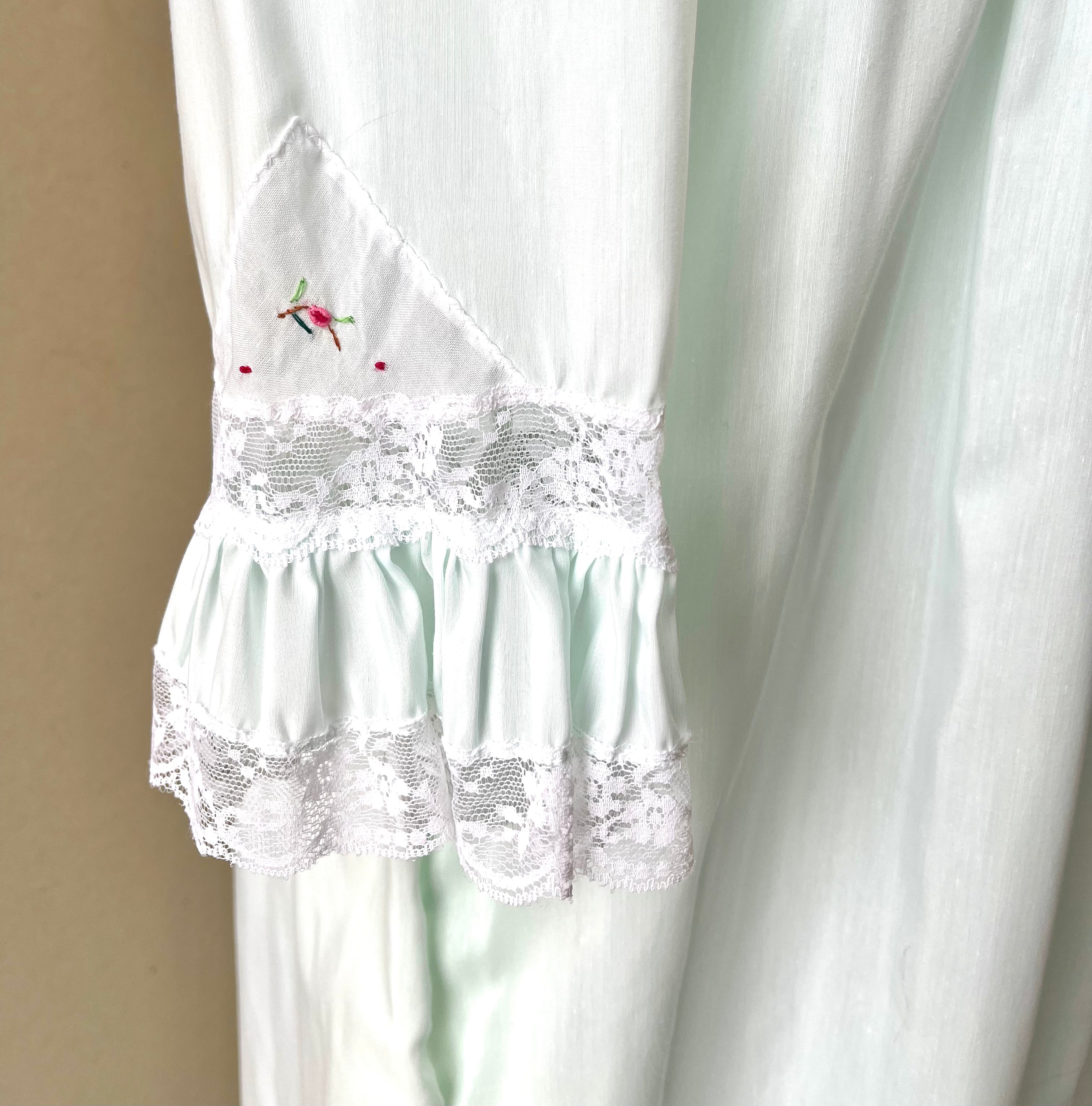 Barbizon Boutique 70s Vintage 2-Piece Nightgown Set