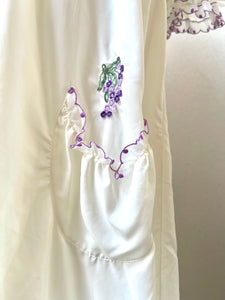 50s Vintage Violet Decal Nightgown