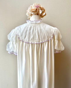 50s Vintage Violet Decal Nightgown