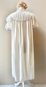 50s Vintage Violet Decal Nightgown