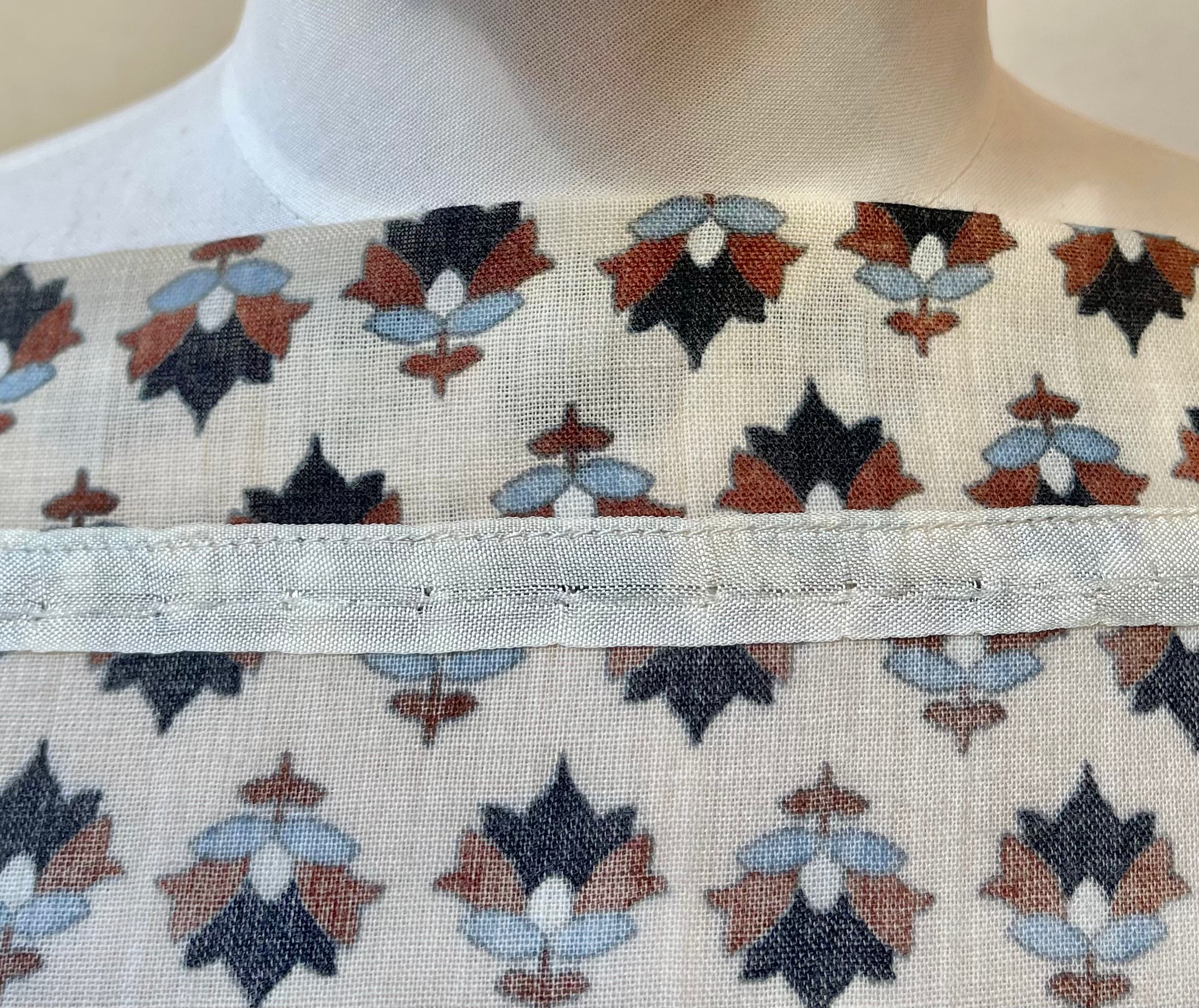 Umba Parnes Feinstein 60s Wool Print Shirt Dress | Size Medium