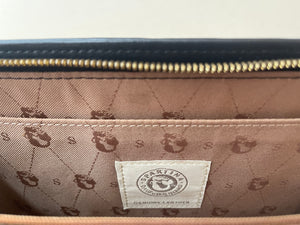 Spartina NEW Croc Embossed Patent Leather Clutch