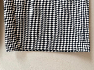 Jules & Leopold Cropped Knit Houndstooth Button Pants | Size Large
