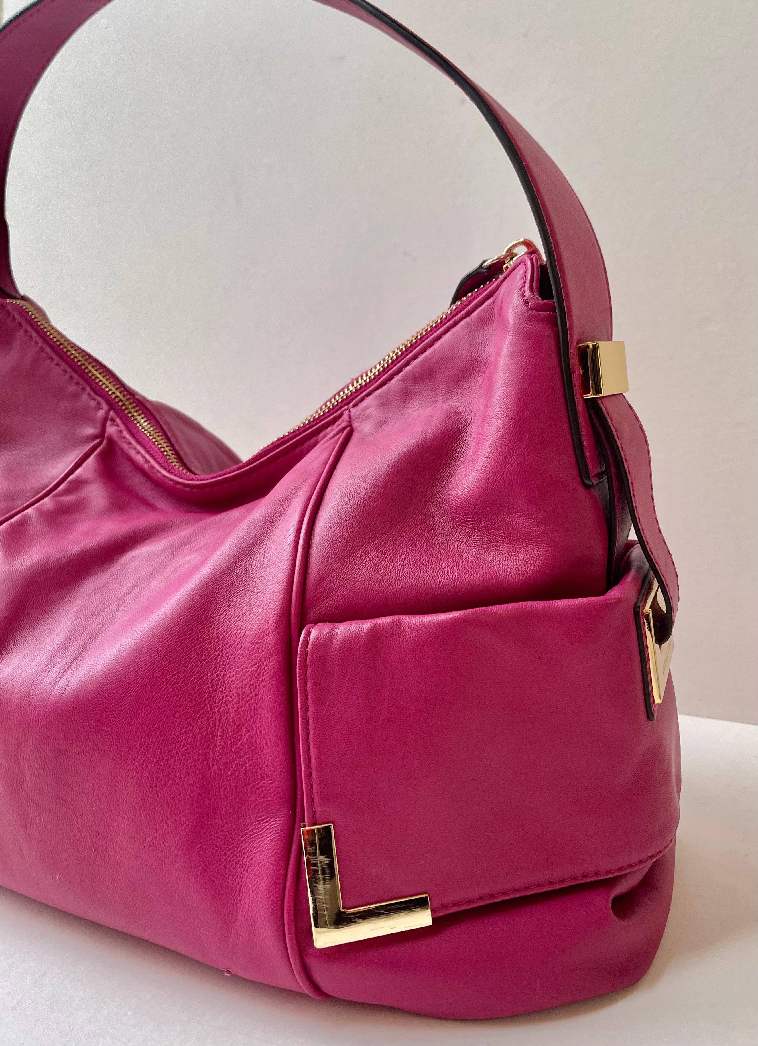Michael Kors Beverly Fuchsia Handbag | Large