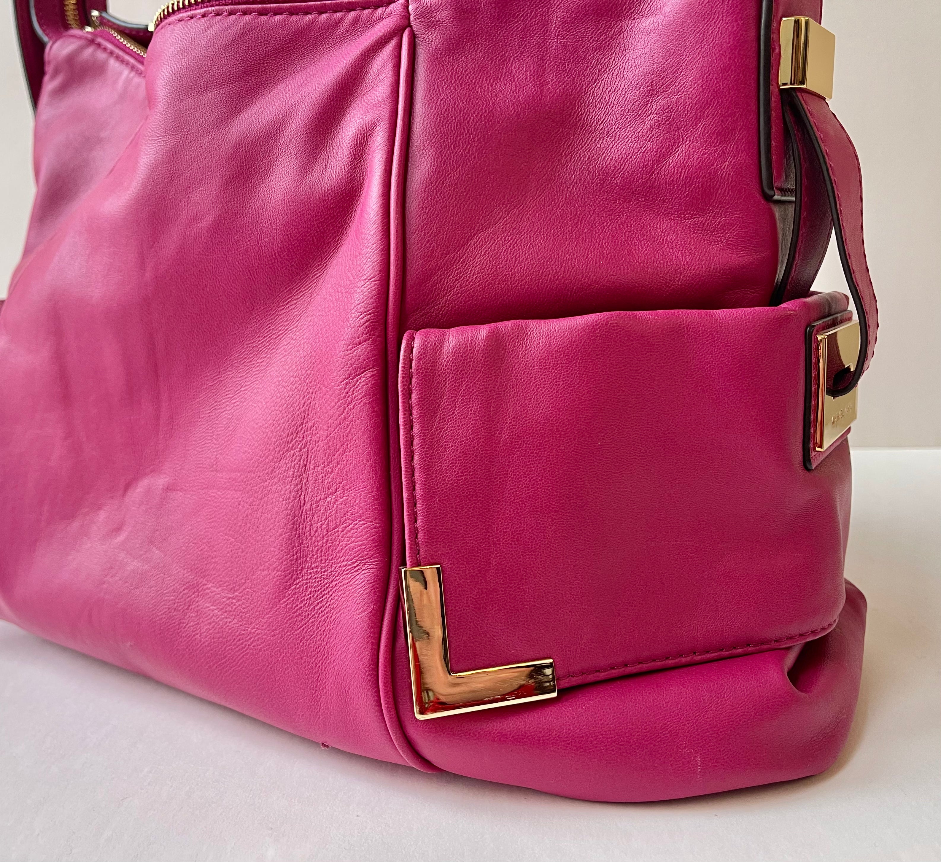 Michael Kors Beverly Fuchsia Handbag | Large
