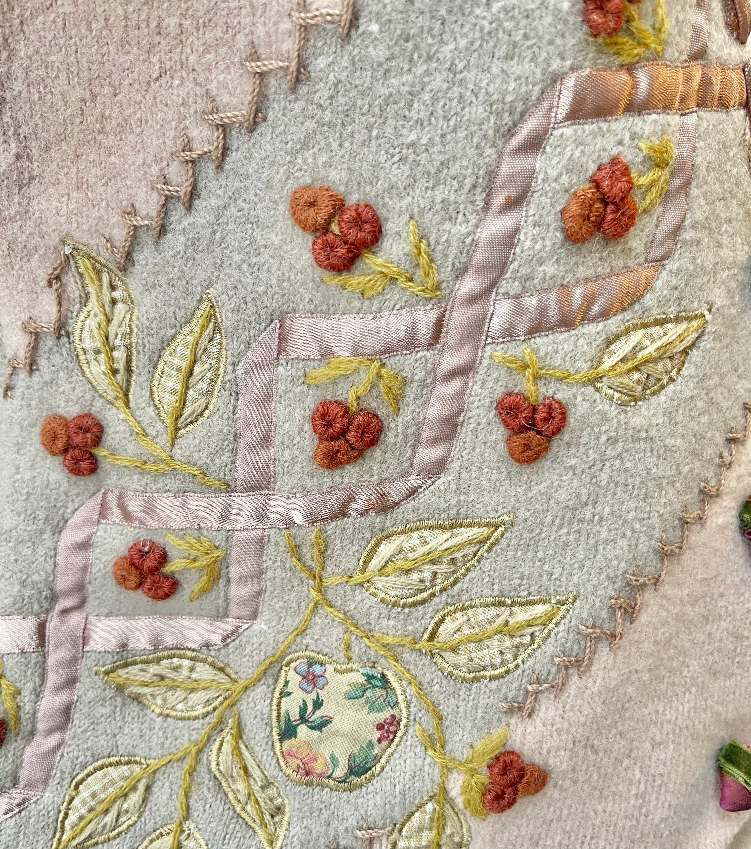 Eagle's Eye Vintage Wool Dusty Rose Vest | Size Small