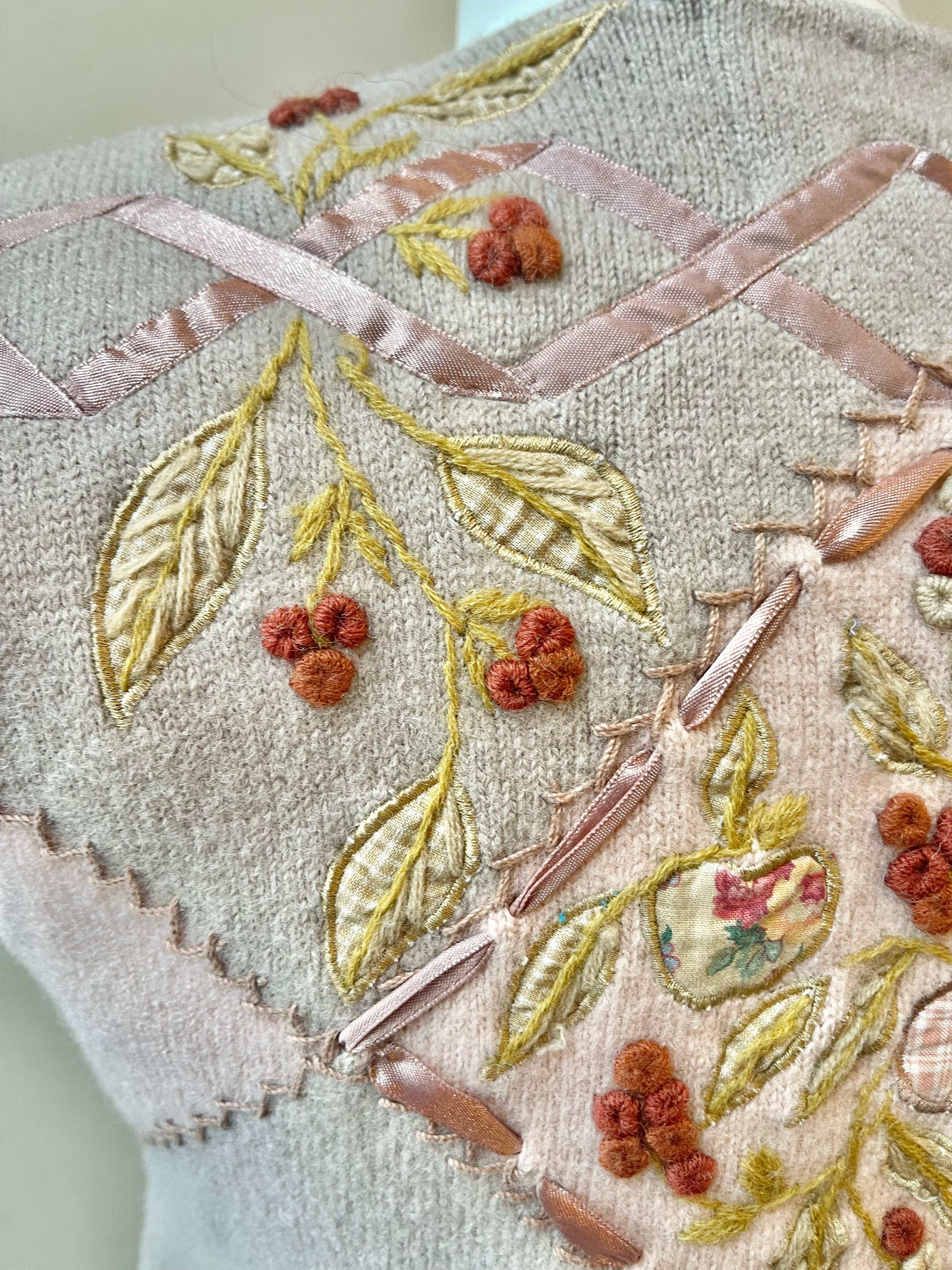 Eagle's Eye Vintage Wool Dusty Rose Vest | Size Small