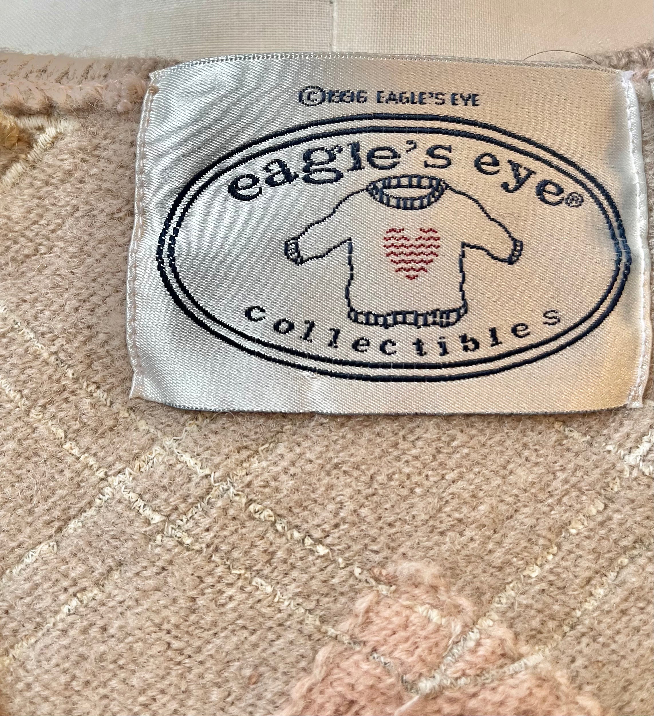 Eagle's Eye Vintage Wool Dusty Rose Vest | Size Small