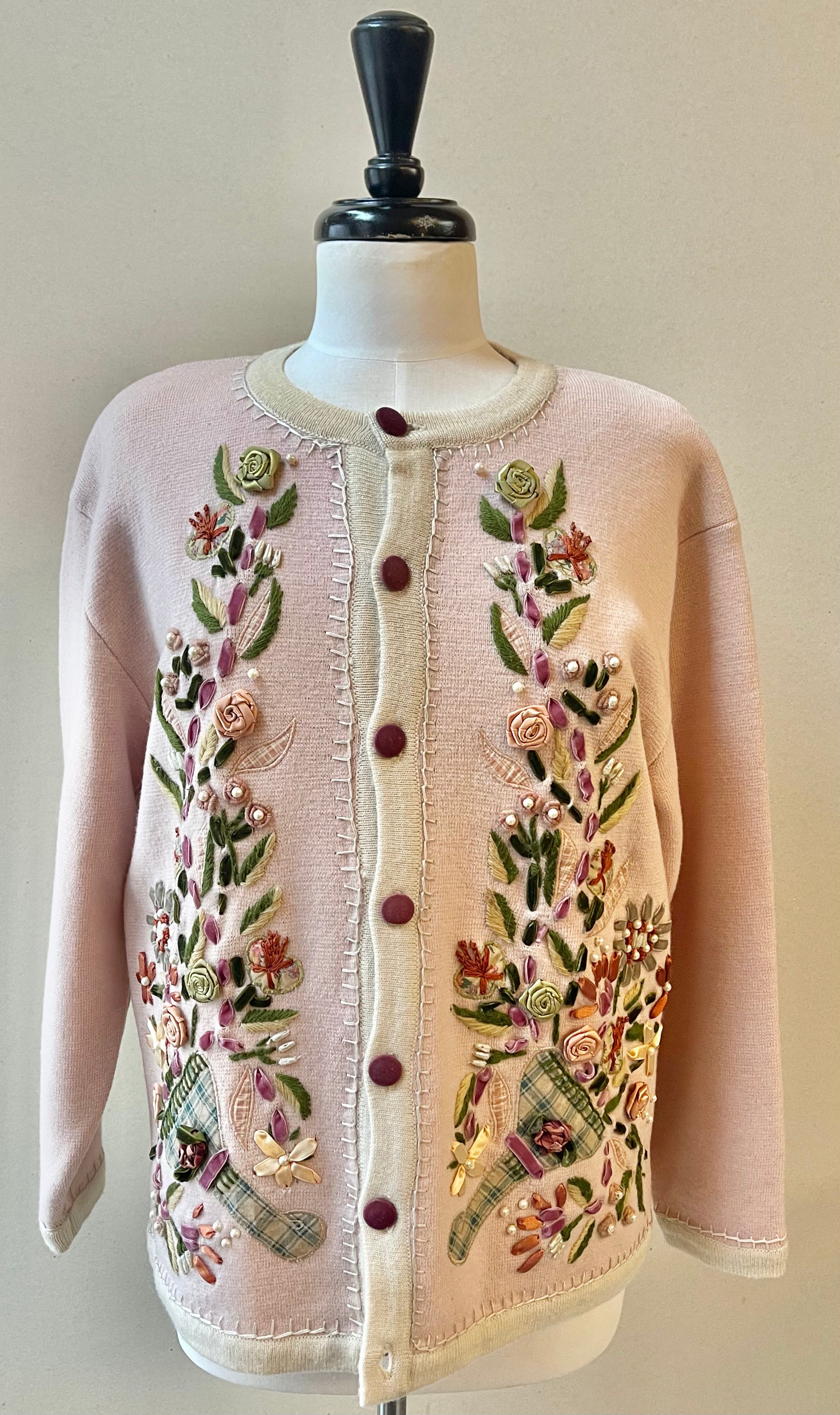 Eagle's Eye Vintage Wool Dusty Rose Sweater | Size Small