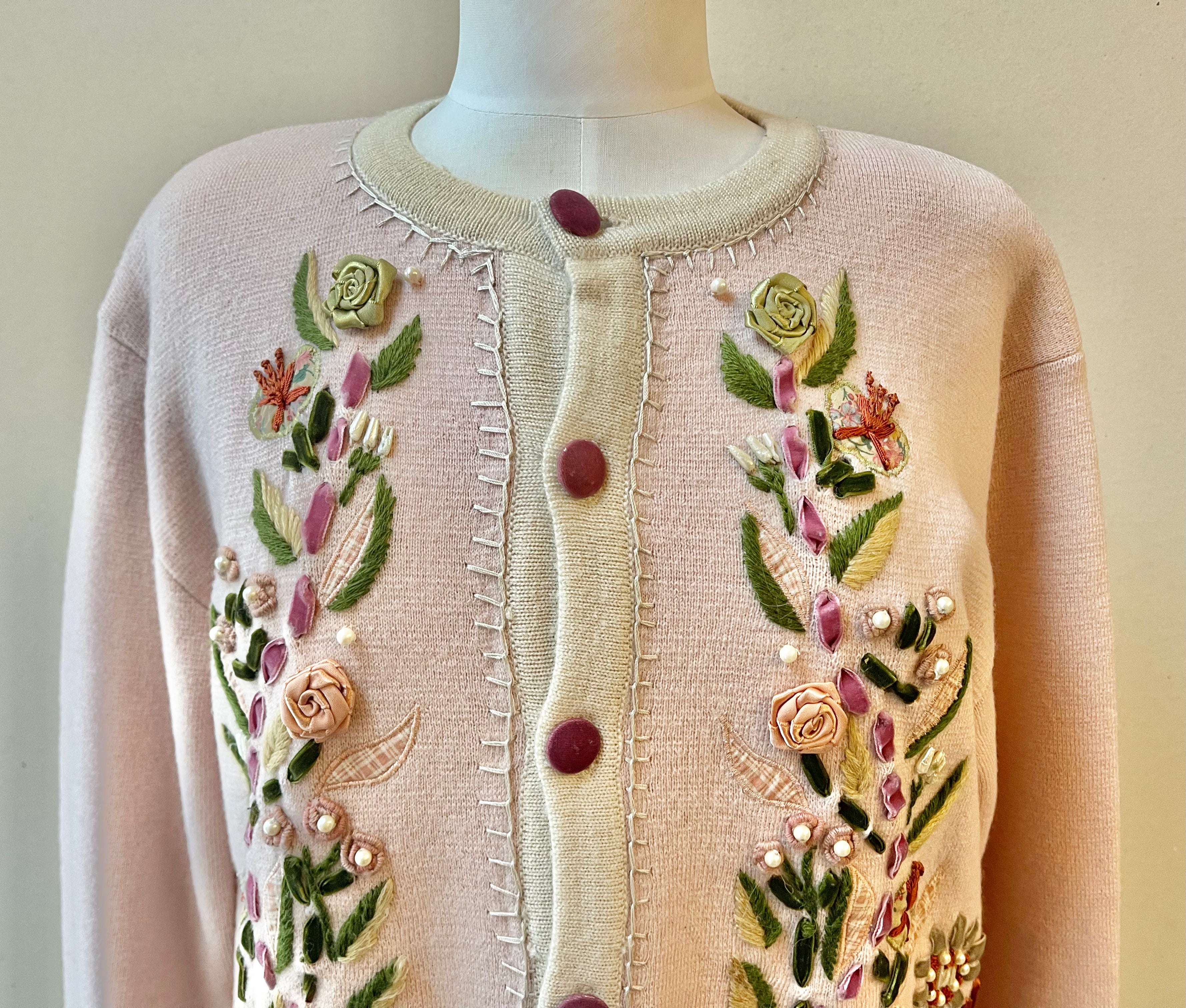 Eagle's Eye Vintage Wool Dusty Rose Sweater | Size Small