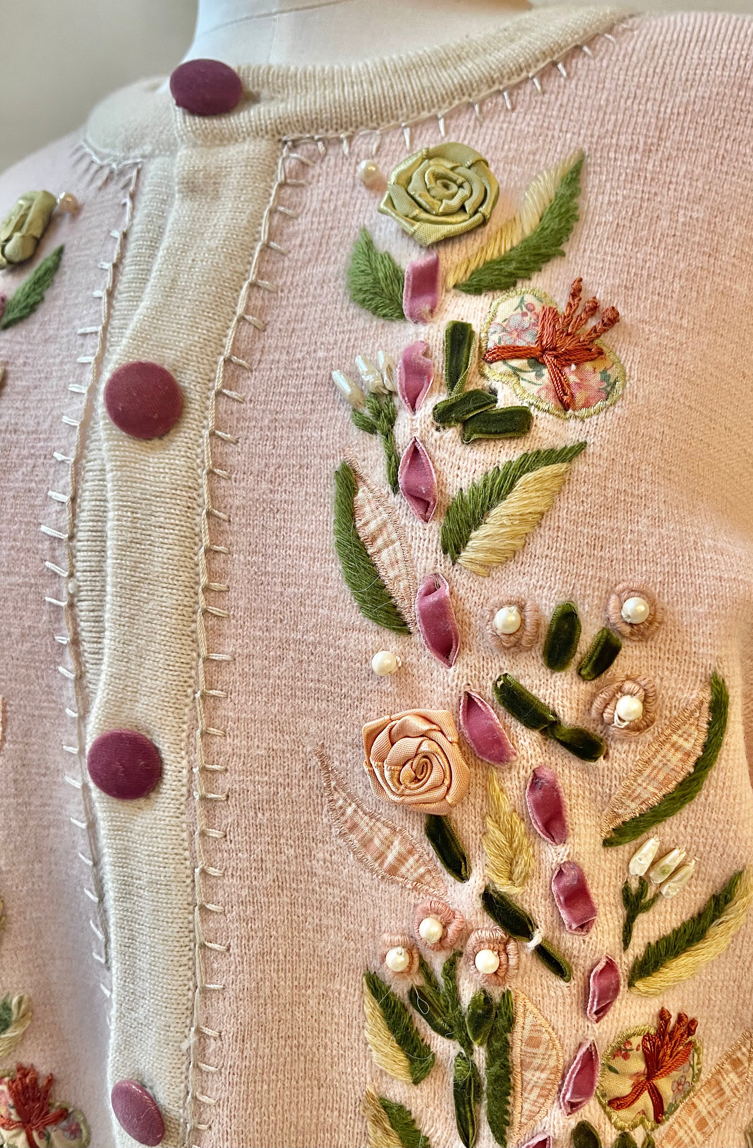 Eagle's Eye Vintage Wool Dusty Rose Sweater | Size Small