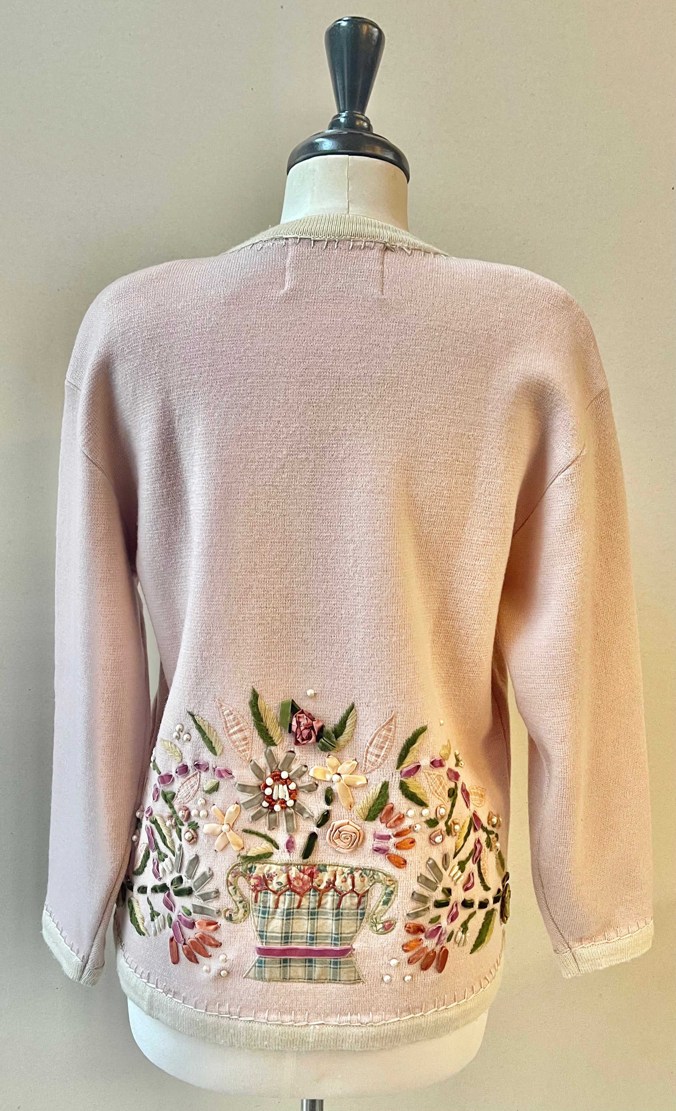 Eagle's Eye Vintage Wool Dusty Rose Sweater | Size Small