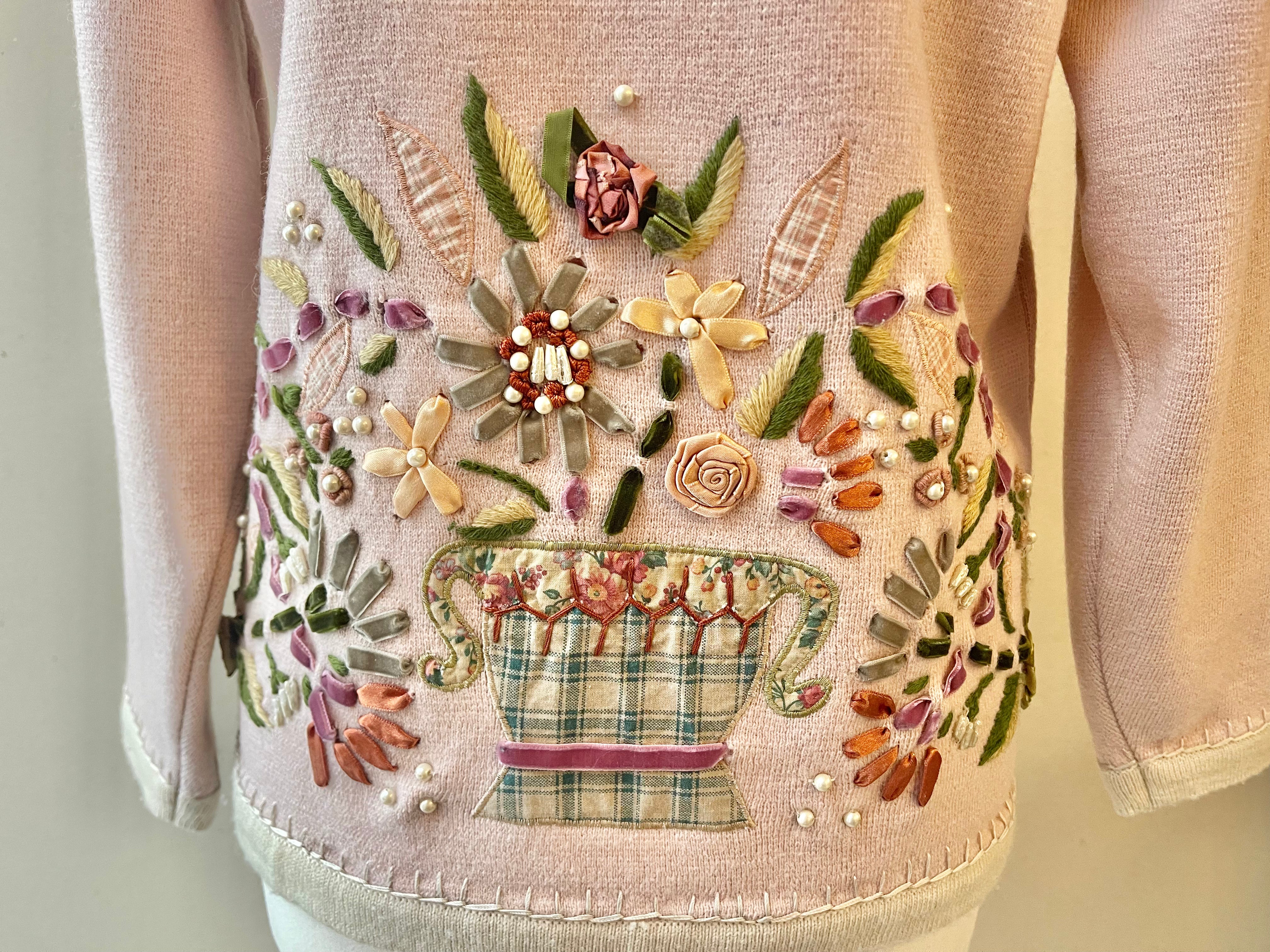 Eagle's Eye Vintage Wool Dusty Rose Sweater | Size Small