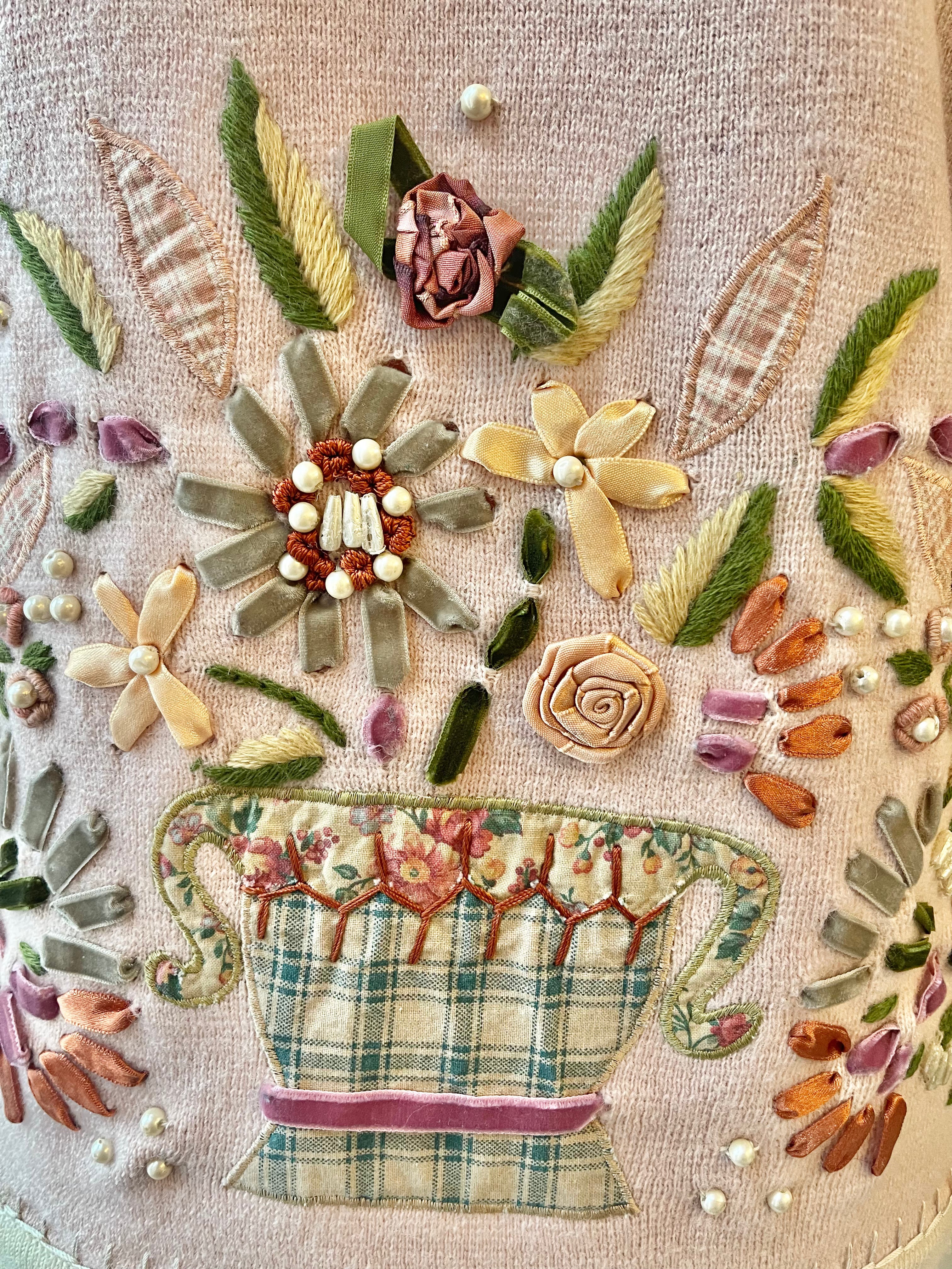 Eagle's Eye Vintage Wool Dusty Rose Sweater | Size Small