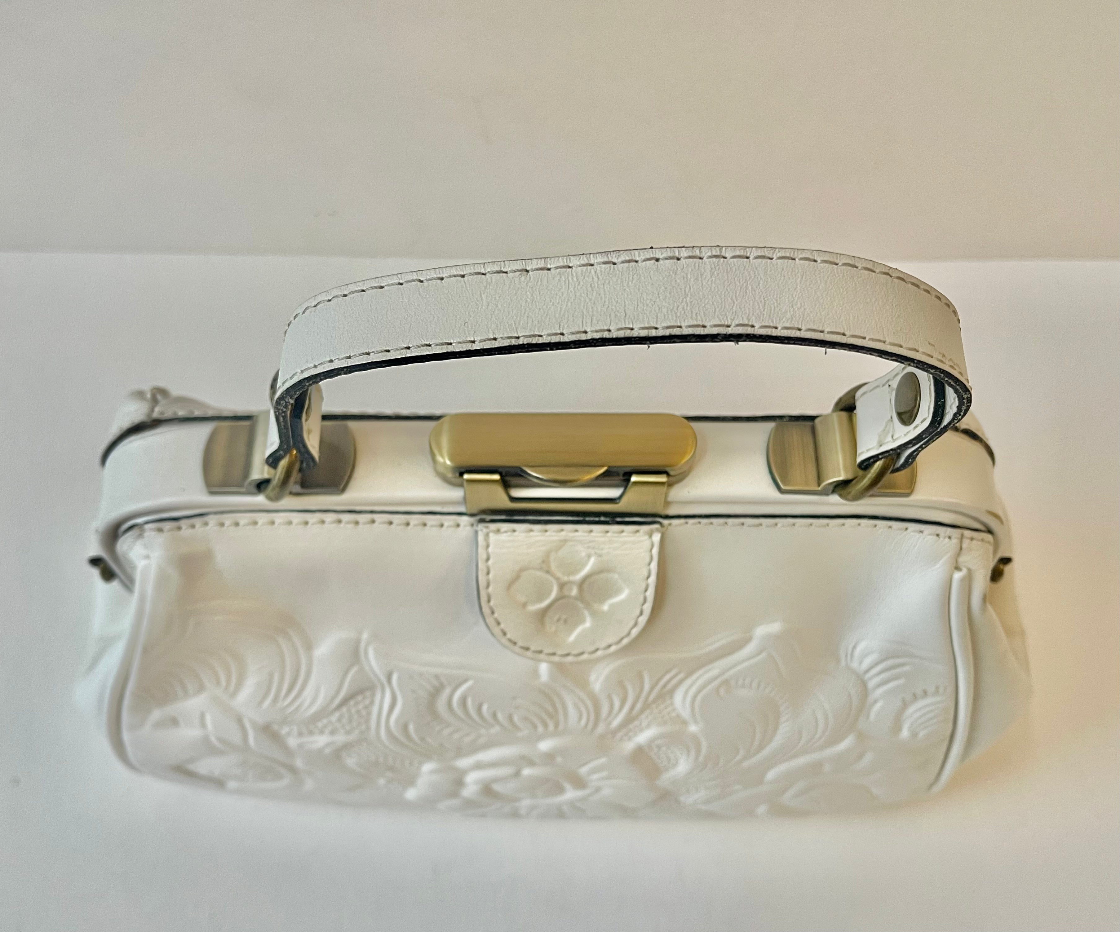 Patricia Nash Tooled Leather Framed Handbag